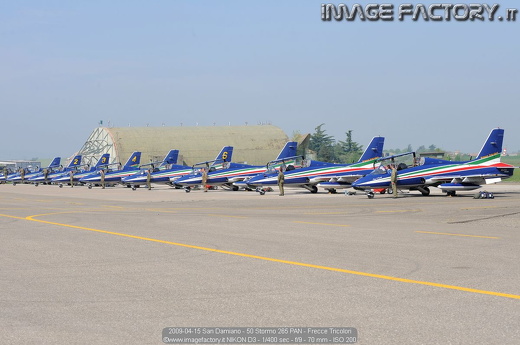 2009-04-15 San Damiano - 50 Stormo 265 PAN - Frecce Tricolori